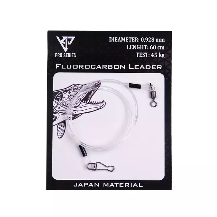 K.P Fluorocarbon Vorfach 0,928mm 1Stk - Vorfachmaterialien und Schnüre - 6438239098347 - 1