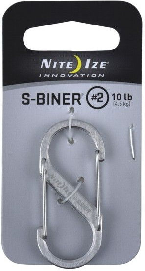 Nite Ize Dual Carabiner S-Biner #2 - Tents, sleeping pads & hammocks - 094664007437 - 1