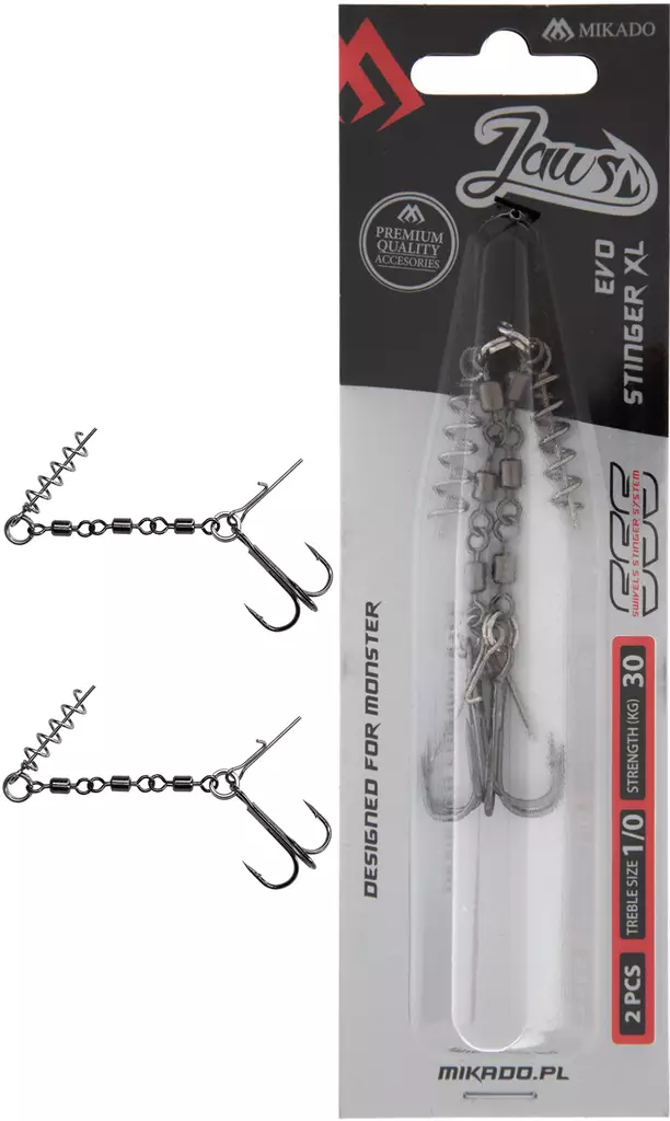 Stinger XL, 30kg 1/0, Mikado 2pcs - Jig accessories - 5900637057307 - 1