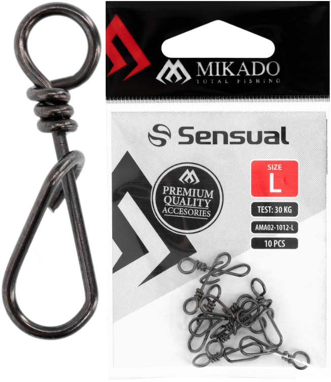 Snap for jig, Mikado, 10 pcs - Leaders and locks - 5900637149667 - 1