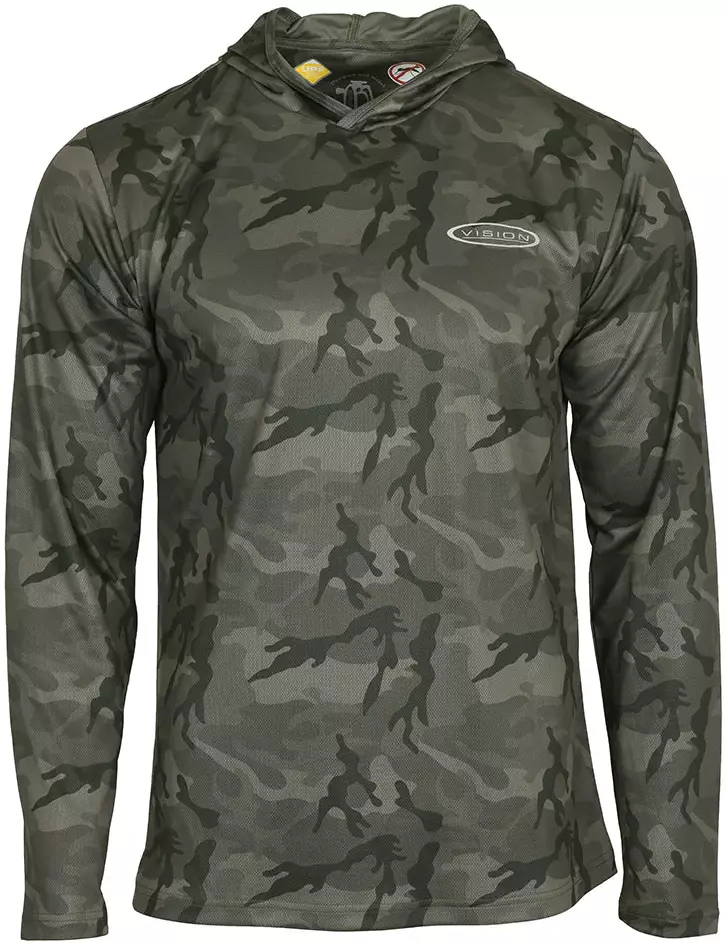 Vision Bamboo Bug & UV Hoodie Camo - Vadarutrustning och solglasögon - 6417512849677 - 1