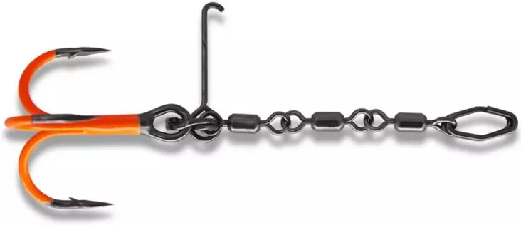 VMC Pike Chain UV Orange - Jiggar och shad beten - 342299307217 - 1