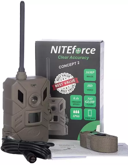 NITEforce Concept 2 Wildkamera 36MP HD - Wildkameras - 6430061583428 - 2