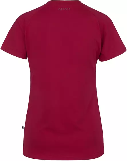 Anar Olos, women's T-shirt, Red - Anar paidat ja alusasut - 6438014355268 - 2