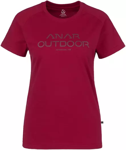 Anar Olos, women's T-shirt, Red - Anar paidat ja alusasut - 6438014355268 - 1