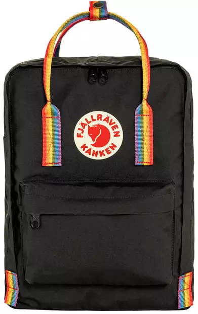 Fjällräven Kånken Rainbow Backpack, Black - Fjällräven Kånken - 7323450597948 - 1
