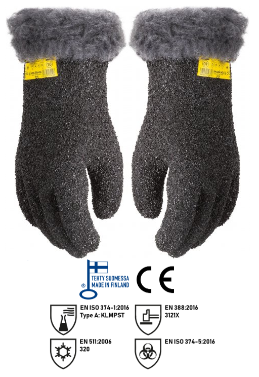 Winterhandschuh gefüttert, Jokasafe Jokapolar -50C Hergestellt in