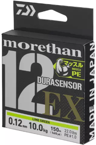 Daiwa Morethan DuraSensor 12 Braid - Fiskelinor - 043178448488 - 1