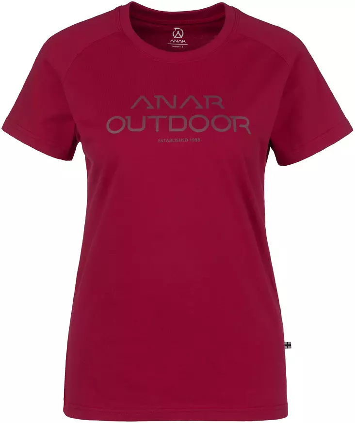 Anar Olos, women's T-shirt, Red - Anar paidat ja alusasut - 6438014355268 - 1
