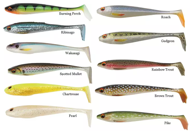 Daiwa Duckfin Shad 9cm 3,5" - Jiggar och shad beten - 4027093344848 - 1