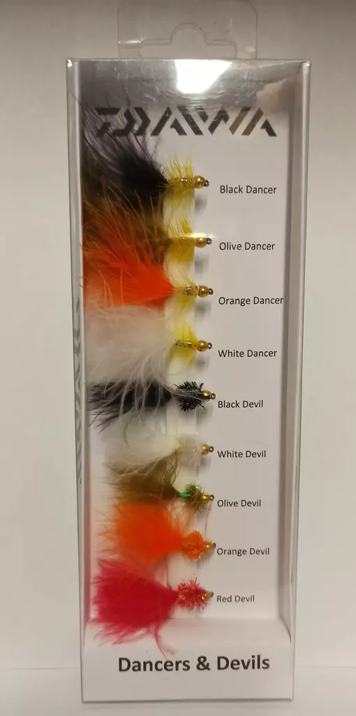 Daiwa Angelruten-Set, Dancers & Devils - Fertigfliegen - 5055161887828 - 1