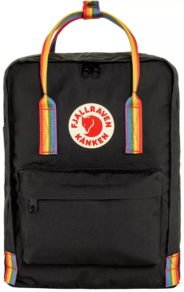 Fjällräven Kånken Rainbow Backpack, Black - Fjällräven Kånken - 7323450597948 - 1