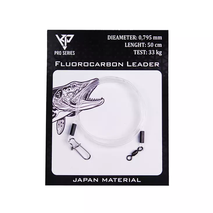 K.P Fluorocarbon Vorfach 0,795 mm 1 Stück - Vorfachmaterialien und Schnüre - 6438239098378 - 1