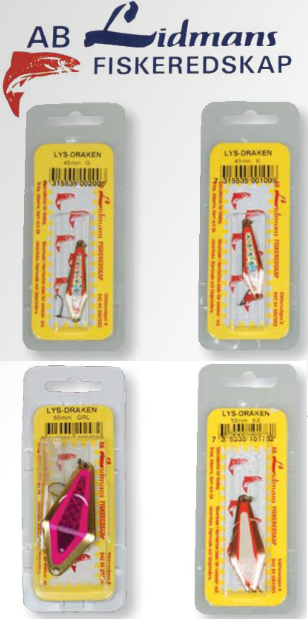 Lys-Draken 55mm, Lindmans - Pilkar och pirkar - 7315535101508 - 1