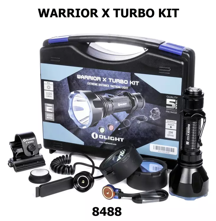 Olight Warrior X Turbo Kit 1100 lm - Flashlights - 6972378121608 - 1