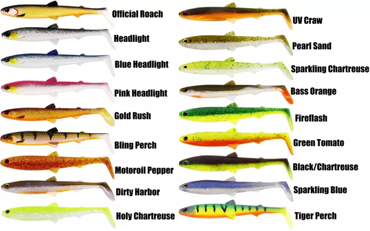 Westin BullTeez Shadtail 12,5cm 16g, 2st - Jiggar och shad beten - P143-000-158 - 1