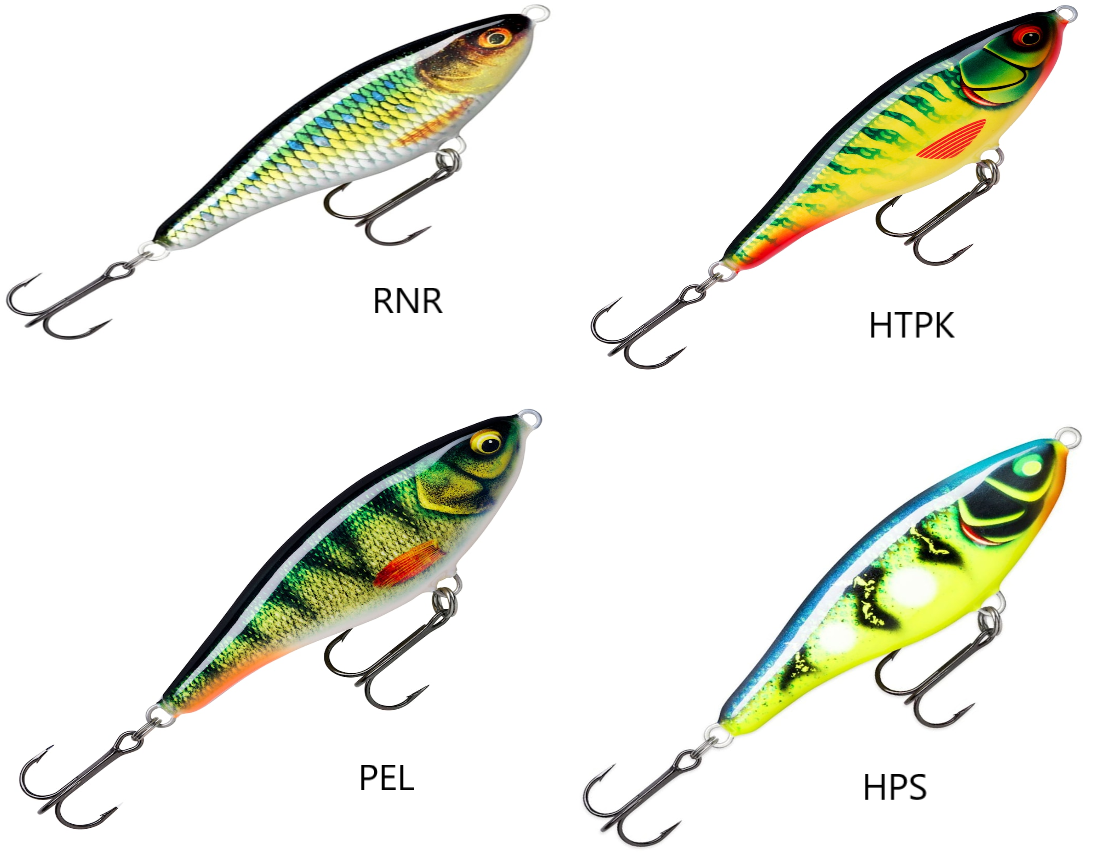 Leurre Rapala Twitchin Rap TWR08/HBN - Slow Sinking 3/8 Oz - Pour Eau