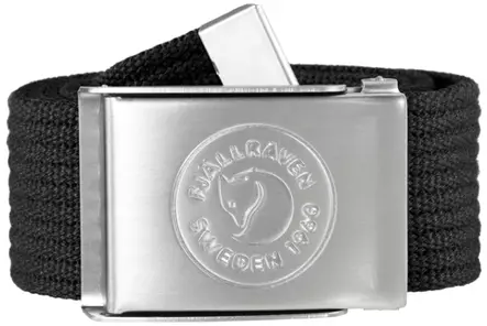 Fjällräven 1960 Logo belt, Black - Fjällräven accessoarer - 7323450849719 - 1