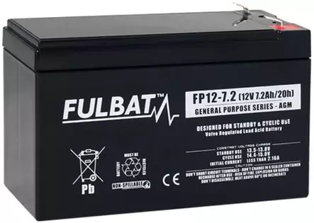 Fulbat Akku 12V 7.2Ah - Åtelkameror - 3564095900289 - 1