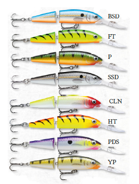 Leurre Rapala Jointed Deep Husky Jerk 8 Cm / 5 G - Pour Brochet, Perche, Sandre - Couleurs Au Choix