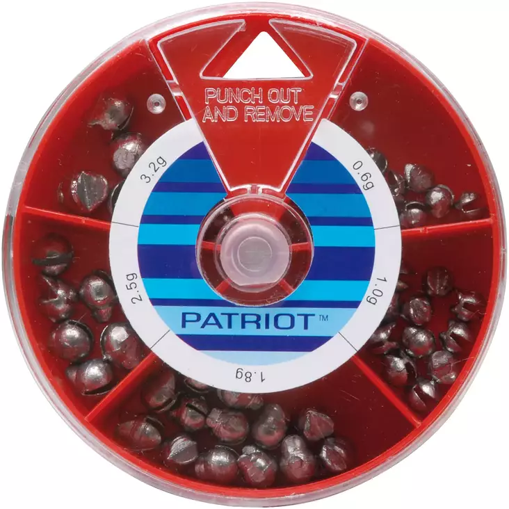 Blyhagel ask, Patriot 0,6->3,2g - Vikter och sänken - 6417512800129 - 1