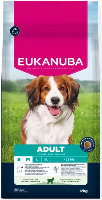 Eukanuba Small/Medium Lamm & Reis 12 kg -  - 8710255201979 - 1
