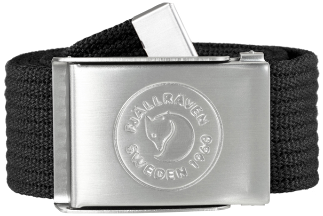 Fjällräven 1960 Logo belt, Black - Fjällräven accessoarer - 7323450849719 - 1