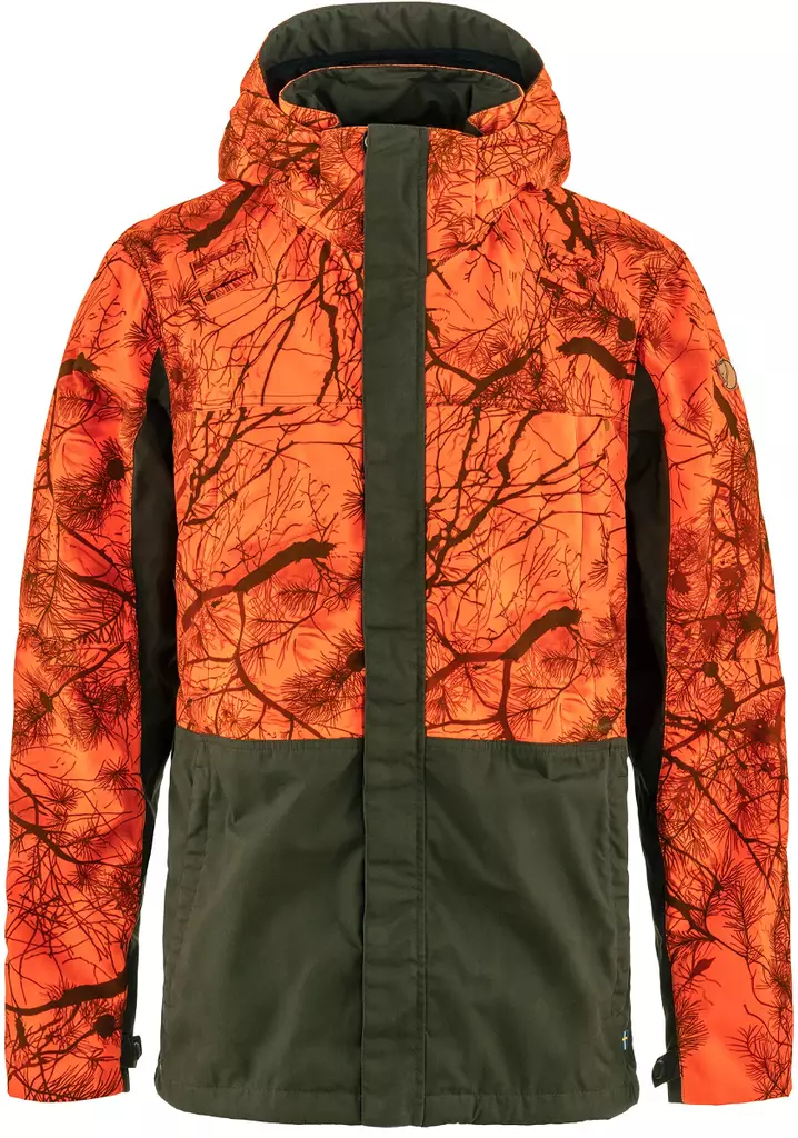 Fjällräven Drev Hybrid jacka, Orange Camo - Fjällräven byxor - 12500149 - 1