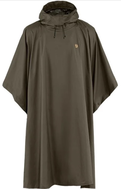 Fjällräven Poncho Dark Olive - Fjällräven jackor - 7323450082239 - 1