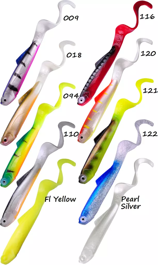 K.P Hybrid Worm 9" gäddjigg - Jiggar och shad beten - 1-KPHW9 - 1