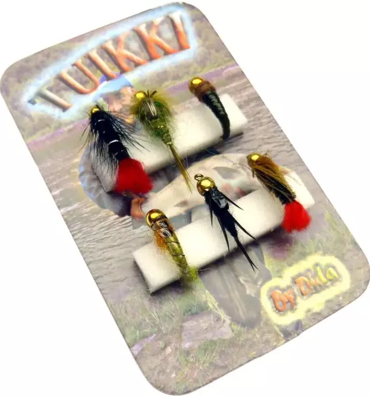 Fly Assortment, Gold Head 03 Nymph 6 pcs - Ready-made flies - 6430010610779 - 1