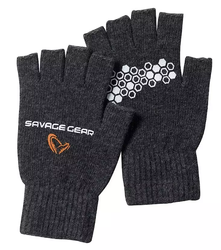 Savage Gear Winter Wool fingerlösa handskar - Handskar - 5706301765529 - 1