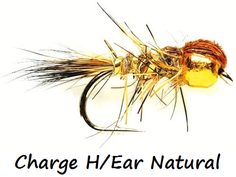 Weighted Flies 2pcs, Charge H/Ear Natural S12 - Ready-made flies - 6430037106859 - 1