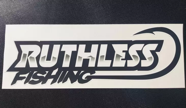 Ruthless Fishing Klistermärke - Betesaskar och tillbehör - ruthlesstarra - 1