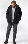Miesten Talvitakki, 550 - Black - Fjällräven winter jackets - F87122B - 4