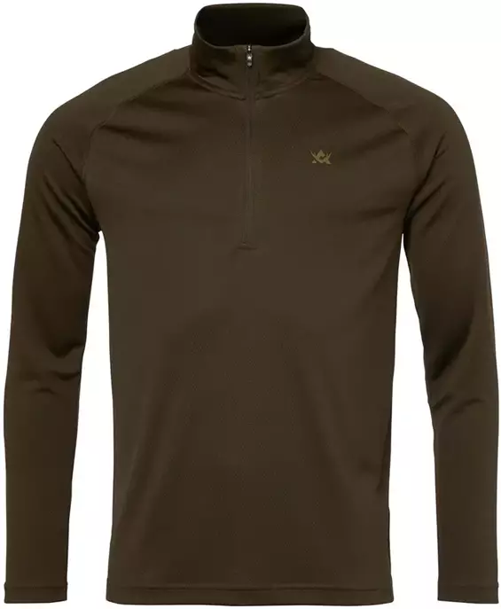 Alaska Cooldry Half-Zip skjorta, Brown - Andra kläder - 5230001SB - 1