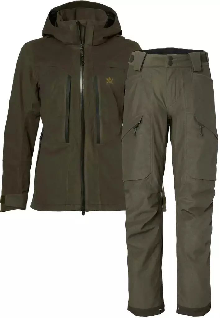 Naisten metsästyspuku, Solid Brown - Alaska jackets and suits - 5010047-5020038SB - 1