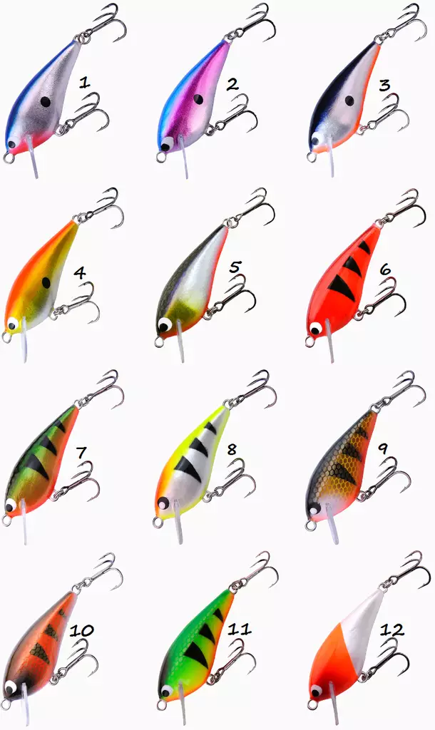K.P XO Barsch 50mm 6,2g Schwimmend - Jerkbaits - KPXOP50F - 1