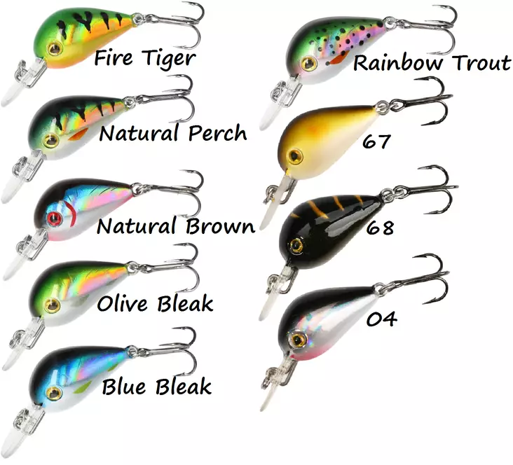 Mikado Duende 2,5cm 2,5g - Wobbler - PWF-DU-2.5F - 1