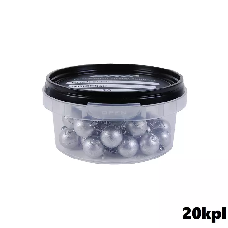 BKK Jig Head Round 12g, 20 pieces - Jig accessories - BKK-R20-12G - 1