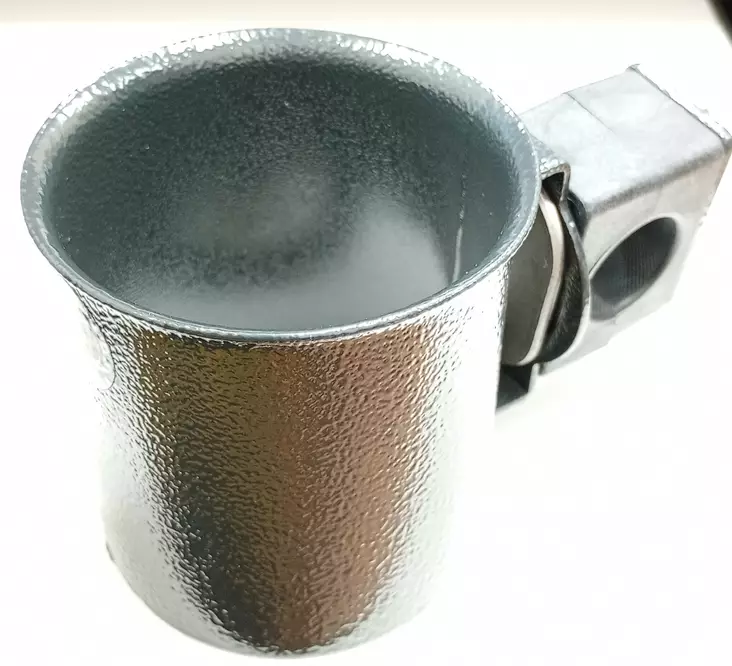 Edelstahl-Tassenhalter mit Geländerbefestigung - Rutenhalter und Rutenständer - ROSTERMUKI - 1