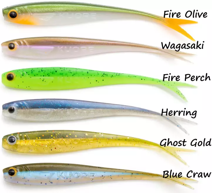 Kuore Feather 11cm jigg, 3st - Jiggar och shad beten - KFEA11CM - 1