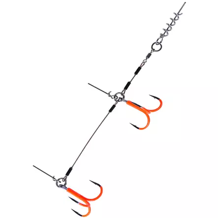 BKK Stinger rig, UV-målade krokar 1st. - Jigg tillbehör - STR-UVO - 1