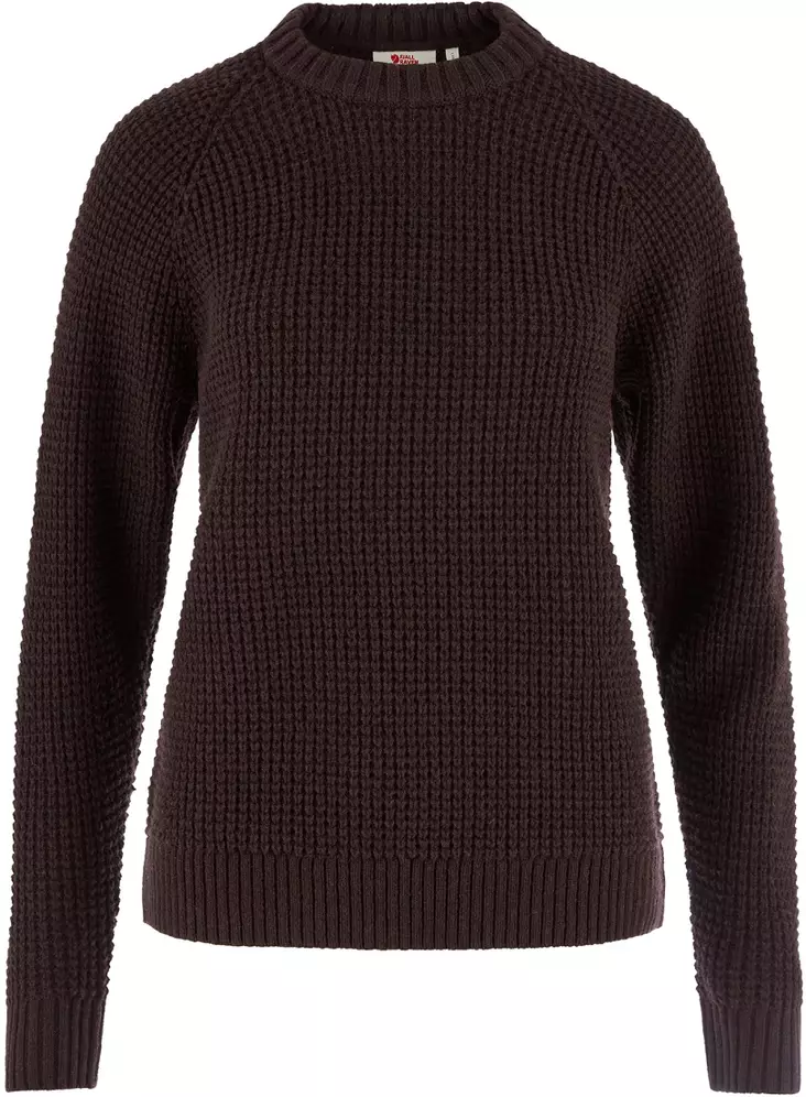 Fjällräven Övik Waffle Knit W, Black Oak - Fjällräven tröjor - F14600259BO - 1