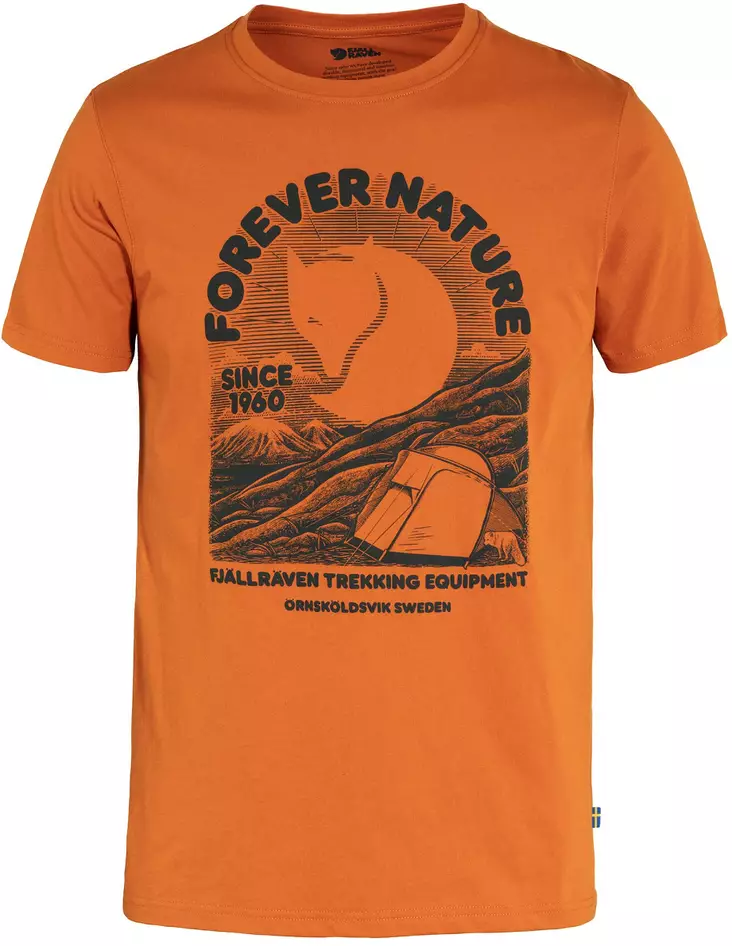 Fjällräven Equipment T-shirt M, sunset - Fjällräven shirts - 86976SO - 1