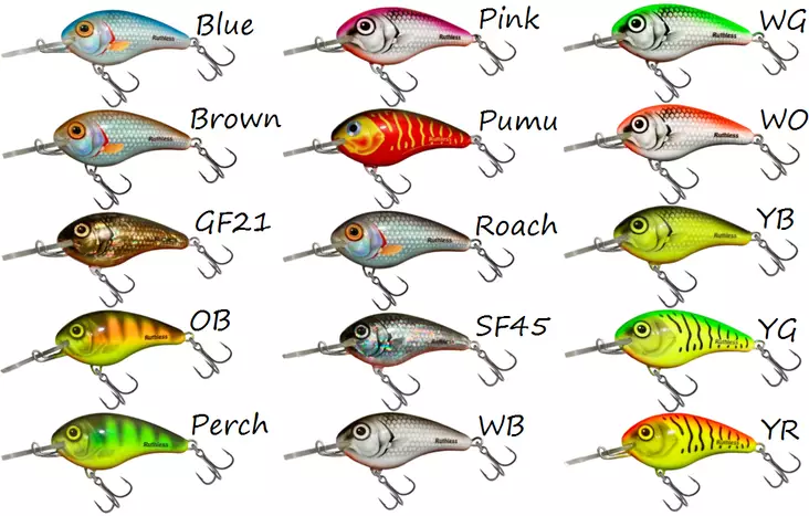 Ruthless Rattlin Crank Shallow 6,5 cm - Wobbler - RUTHLESSRCS - 1