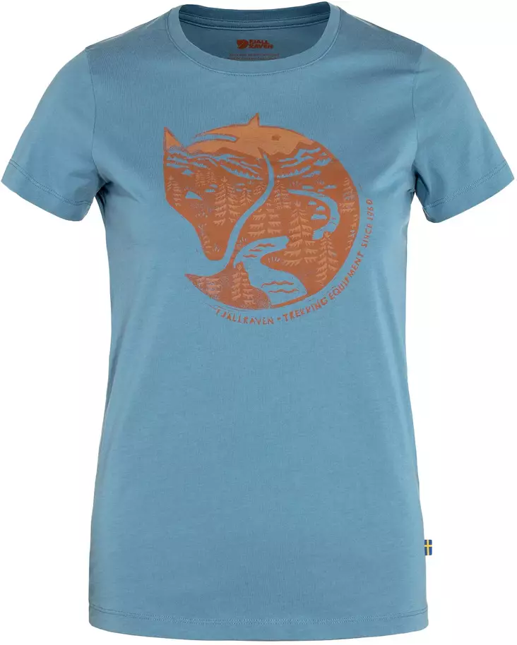 Fjällräven Artic Fox Print T-shirt W - Fjällräven shirts - F89849DBT - 1