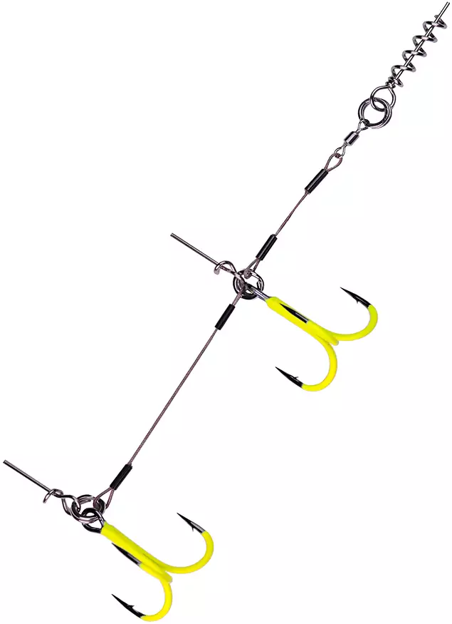K.P Stinger Rig UV Yellow - Jig accessories - 1-KPSTR-UVY - 1